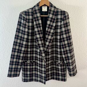 Allison Daley Vintage Wool Blend Blazer Jacket Size 10